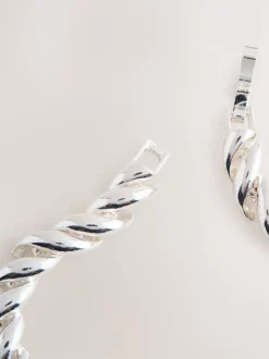 Next Tonalité argentée - Bracelet chaîne lisse Best