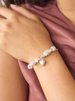 Next Tonalité argentée - Bracelet pully à perles perles effet maïs soufflé effet perle Online