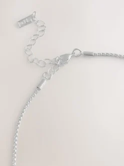 Next Tonalité argentée - Collier long avec pendentif Hot