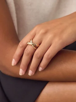 Next Tonalité d'or - Anneau empilé Hot
