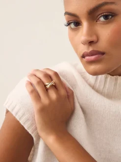 Next Tonalité d'or - Anneau empilé Hot