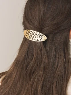 Next Tonalité d'or - Barrette à cheveux Fleuri Online