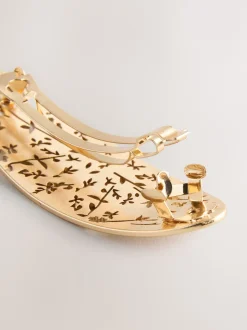 Next Tonalité d'or - Barrette à cheveux Fleuri Online