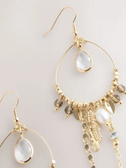 Next Tonalité d'or - Boucles d’oreilles Teardrop