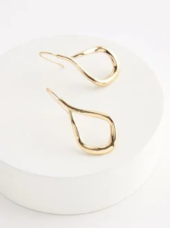Next Tonalité d'or - Boucles d'oreilles Tear Drop Outlet
