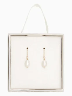 Next Tonalité d'or - Boucles d’oreilles délicates à perles d’eau douce