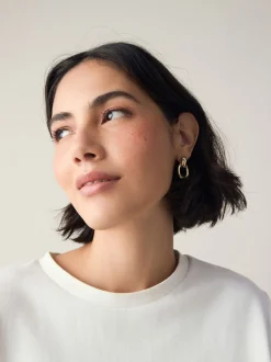 Next Tonalité d'or - Boucles d'oreilles Door Knocker Stud Sale