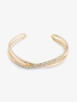 Next Tonalité d'or - Bracelet manchette Twist Sparkle Hot