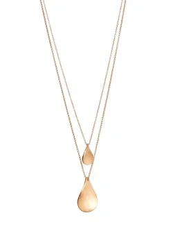 Next Tonalité d'or - Collier à deux niveaux Petal Outlet