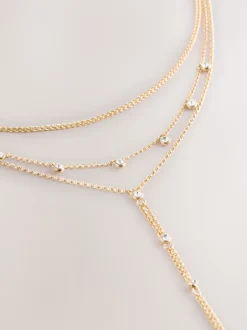 Next Tonalité d'or - Collier à gouttes superposées avec détails scintillants Discount