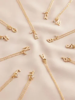 Next Tonalité d'or - Collier à initiale Best