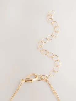 Next Tonalité d'or - Collier à pendentif fleur Discount