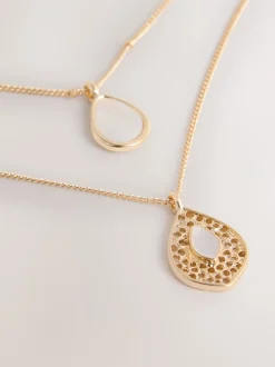 Next Tonalité d'or - Collier Beige Sable superposé Hot