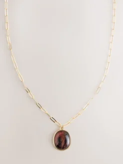 Next Tonalité d'or - Collier chaîne trombone en résine Best