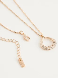 Next Tonalité d'or - Collier ouvert en forme de goutte d’eau New