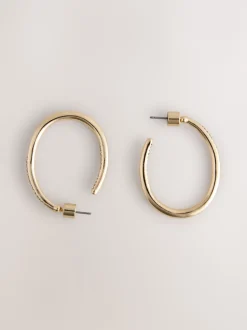 Next Tonalité d'or - Créoles brillantes Clearance