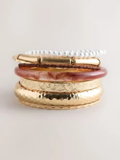 Next Tonalité d'or - Lot de bracelets mixtes Online