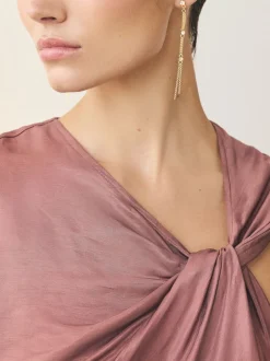 Next Tonalité d'or - Pendants d'oreilles scintillants Clearance