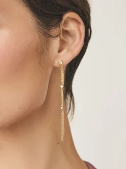 Next Tonalité d'or - Pendants d'oreilles scintillants Clearance