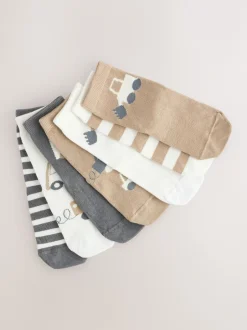 Next - Paquet de chaussettes en coton riche 7 Transport neutre Clearance