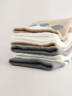 Next - Paquet de chaussettes en coton riche 7 Transport neutre Clearance