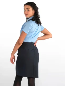 Trutex Bleu Coupe ajustée Manches courtes  2 Pack Chemises d'école Online