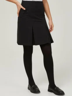 Trutex Noir 16" Jupe d'école à double plis (10-16 ans) Clearance