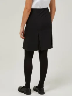 Trutex Noir 16" Jupe d'école à double plis (10-16 ans) Clearance