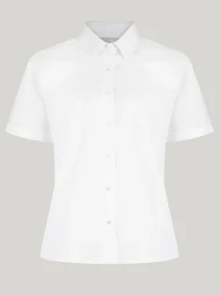 Trutex White Regular Fit Manches courtes  2 Pack School Shirts Hot