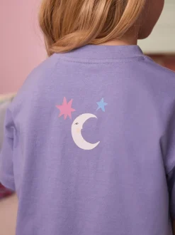 Eleanor Bowmer T-shirt Blue Moon Child 100% coton New