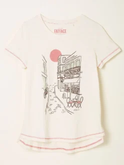 Fat Face T-shirt FatFace Scenic Graphic New