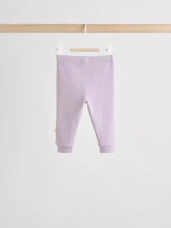 Next tulipe Crème/Violet - Ensemble de Hauts et Leggings en polaire Bébé 2 pièces (0mois-2ans)
