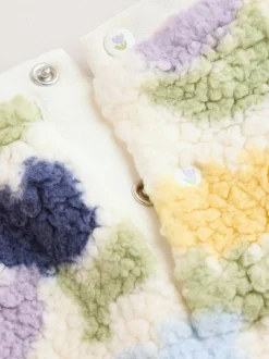 Next tulipe Crème/Violet - Ensemble de Hauts et Leggings en polaire Bébé 2 pièces (0mois-2ans)