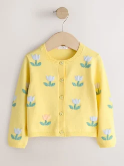 Next tulipe Jaune - Cardigan (3 à 10 ans) Online