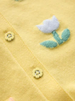 Next tulipe Jaune - Cardigan (3 à 10 ans) Online