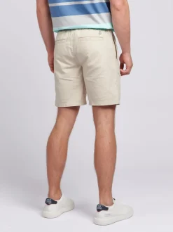 U.S. Polo Assn . Mens Lin Blend Deck Shorts Outlet