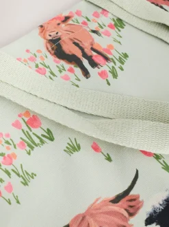 Next Vache Hamish Highland - Cabas en coton Outlet