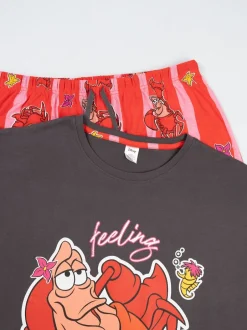 Vanilla Underground Disney The Little Mermaid Sebastian Manches courtes Long Pyjamas Ensemble Online