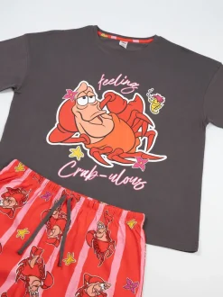 Vanilla Underground Disney The Little Mermaid Sebastian Manches courtes Long Pyjamas Ensemble Online
