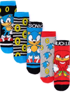 Vanilla Underground Ensemble de 5Chaussettes Sonic the Hedgehog Hot