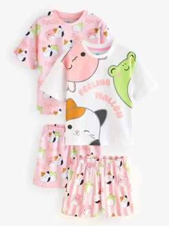 Vanilla Underground Ensemble pyjama Squishmallows à manches courtes en 100% coton Lot de 2 Clearance
