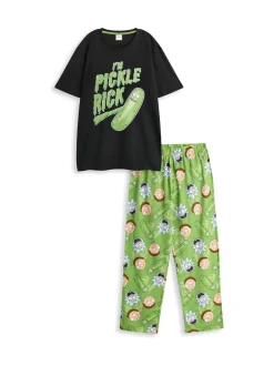 Vanilla Underground Ensemble pyjama multicolore à manches courtes en 100% coton New