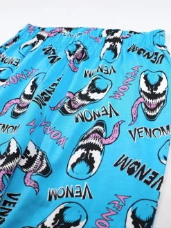 Vanilla Underground Ensemble pyjama Marvel Venom noir à manches courtes 100% coton pour homme Clearance