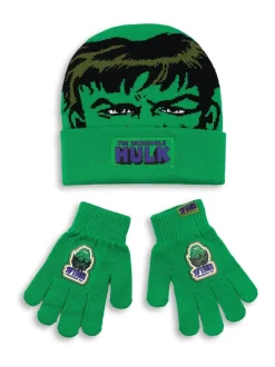 Vanilla Underground Ensemble bonnet et gants Marvel Hulk