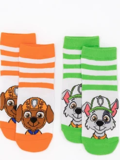 Vanilla Underground Paw Patrol Multicoloured Boys Multi-Character Face Graphic Calf Socks Set of 5 Online