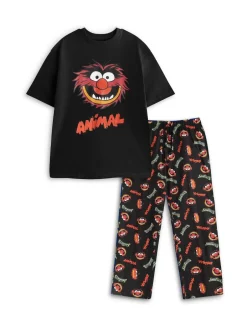 Vanilla Underground Sesame Street The Muppets Animal Pyjamas Ensemble Long Manches courtes New