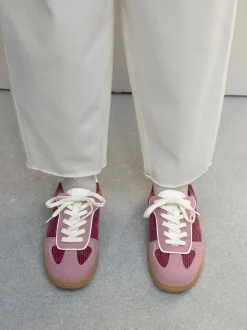 Next Velours côtelé rose - Forever Comfort® Lacets Formateurs New