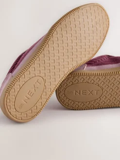 Next Velours côtelé rose - Forever Comfort® Lacets Formateurs New