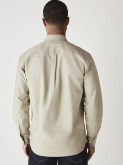 Next - Ajustement régulier - Chemise Oxford à manches longues vert Hot