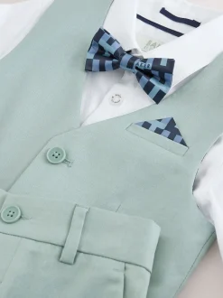 Baker by Ted Baker Vert - Ensemble Gilet Chemises et Pantalons Best